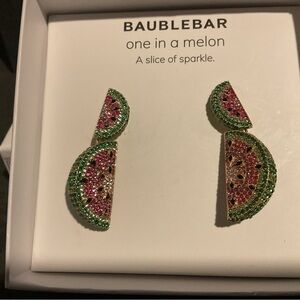BaubleBar One in a Melon Drop Crystal Earrings